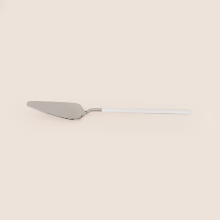 Evidea Kitchen Raya Servis Spatulası - Platin / Beyaz