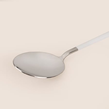 Evidea Kitchen Raya Servis Kaşığı - Platin / Beyaz