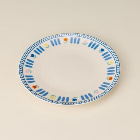Evidea Kitchen Flower Stantlı 5 Parça Pasta Servis Seti - Renkli
