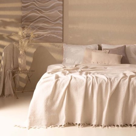 Evidea Soft Opia Çift Kişilik Pike - Ekru - 200x220 cm