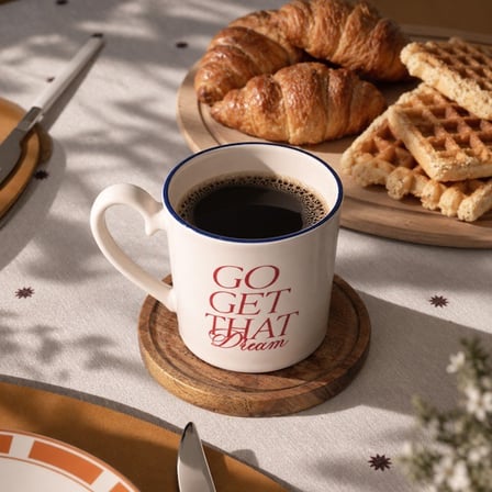 Evidea Kitchen Go Get That Dream Kupa - Renkli - 290 ml