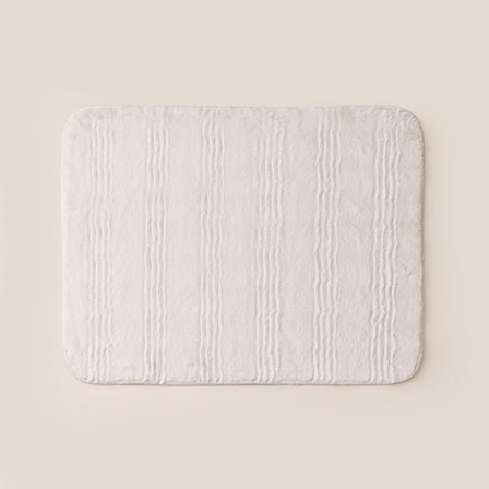 Evidea Soft Rems Rabbit Post 2'li Banyo Paspası - Bej - 50x60 cm + 60x100 cm