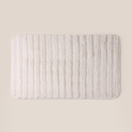 Evidea Soft Rems Rabbit Post 2'li Banyo Paspası - Bej - 50x60 cm + 60x100 cm