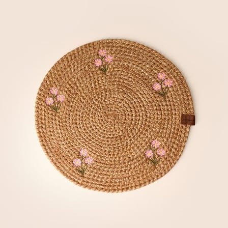 Evidea Soft Kiraz Çiçeği Supla - Bej - 33x33 cm