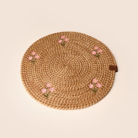 Evidea Soft Kiraz Çiçeği Supla - Bej - 33x33 cm