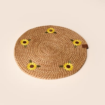Evidea Soft Ayçiçeği Supla - Bej - 33x33 cm