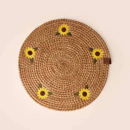 Evidea Soft Ayçiçeği Supla - Bej - 33x33 cm
