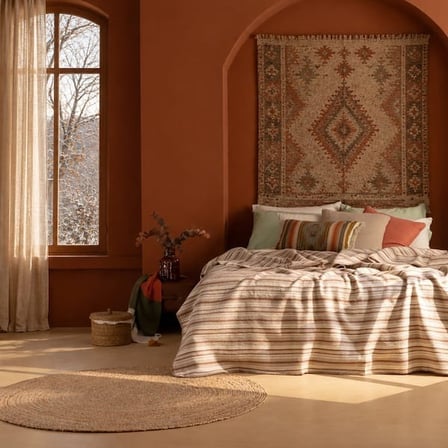 Evidea Soft Roselle Tek Kişilik Battaniye - Bej / Kahverengi - 150x200 cm
