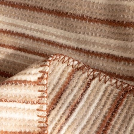 Evidea Soft Roselle Tek Kişilik Battaniye - Bej / Kahverengi - 150x200 cm