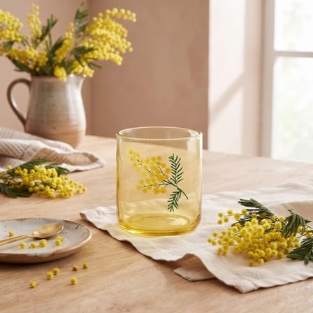 Rakle Siena Kahve Yanı Su Bardağı - Renkli - 280 ml