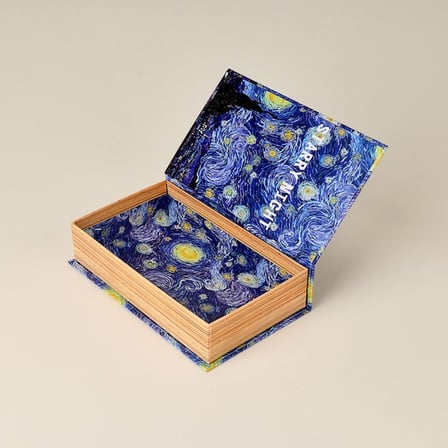 Evidea Deco Van Gogh Kitap Kutu - Renkli - 20x12 cm