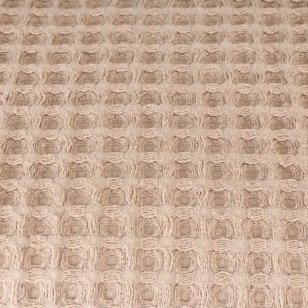 Evidea Soft Waffle Yüz Havlusu - Krem - 50x100 cm