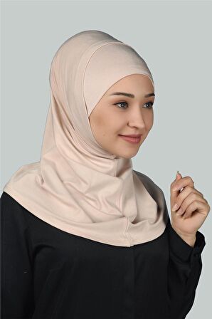 İkili Set Pratik Eşarp Hazır Türban ve Hijab Tesettür Bonesi