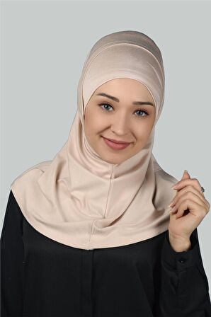 İkili Set Pratik Eşarp Hazır Türban ve Hijab Tesettür Bonesi