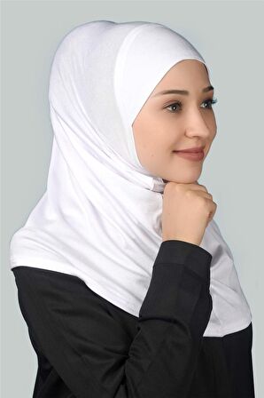 Hazır Türban Pratik Eşarp Tesettür Hijab - Namaz Örtüsü