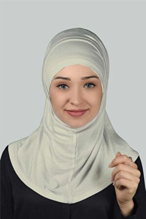 İkili Set Pratik Eşarp Hazır Türban ve Hijab Tesettür Bonesi