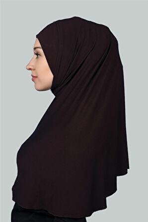 Hazır Türban Pratik Eşarp Tesettür Hijab - Namaz Örtüsü (XL)