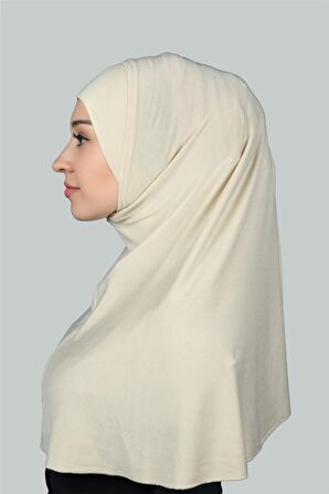 Hazır Türban Pratik Eşarp Tesettür Hijab - Namaz Örtüsü (XL)