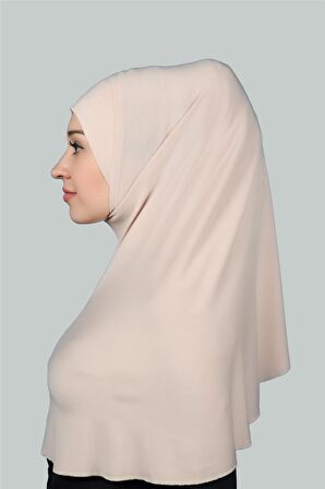 Hazır Türban Pratik Eşarp Tesettür Hijab - Namaz Örtüsü (XL)