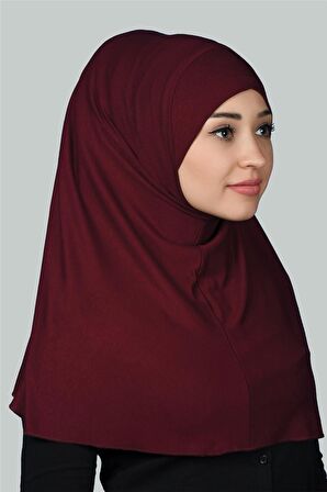 Hazır Türban Pratik Eşarp Tesettür Hijab - Namaz Örtüsü (XL)