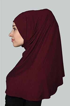 Hazır Türban Pratik Eşarp Tesettür Hijab - Namaz Örtüsü (XL)