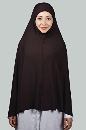 Hazır Türban Peçeli Pratik Eşarp Tesettür Nikaplı Hijab - Namaz Örtüsü Sufle (5XL)