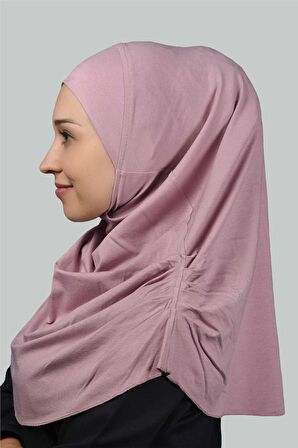 Hazır Türban Büzgülü Pileli Pratik Eşarp Tesettür Hijab - Namaz Örtüsü