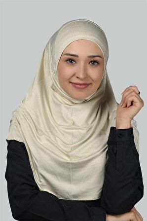 Hazır Türban Büzgülü Pileli Pratik Eşarp Tesettür Hijab - Namaz Örtüsü