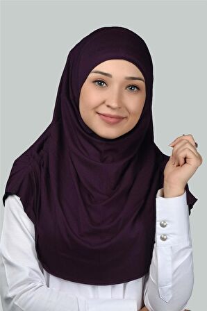 Hazır Türban Büzgülü Pileli Pratik Eşarp Tesettür Hijab - Namaz Örtüsü
