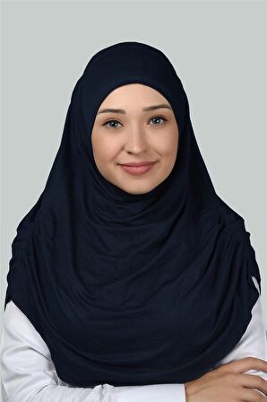 Hazır Türban Büzgülü Pileli Pratik Eşarp Tesettür Hijab - Namaz Örtüsü