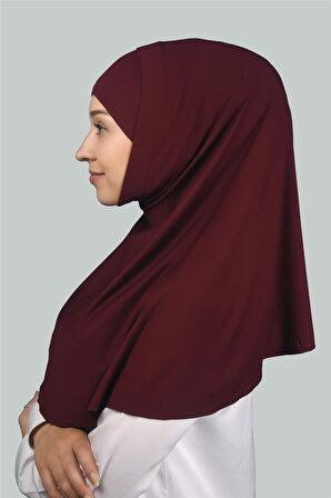 İkili Set Pratik Eşarp Hazır Türban ve Hijab Tesettür Bonesi (XL)