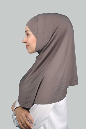 İkili Set Pratik Eşarp Hazır Türban ve Hijab Tesettür Bonesi (XL)