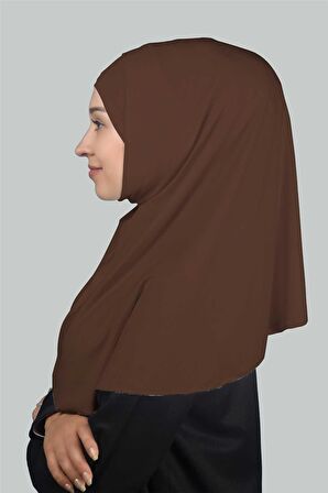 İkili Set Pratik Eşarp Hazır Türban ve Hijab Tesettür Bonesi (XL)