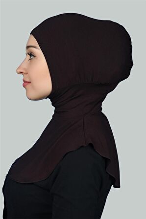 Kadın Tesettür Pratik Boyunluklu Hijab - Sporcu Bone