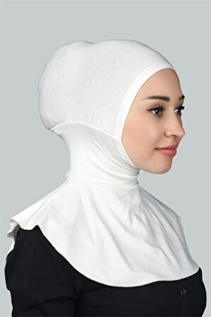 Kadın Tesettür Pratik Boyunluklu Hijab - Sporcu Bone