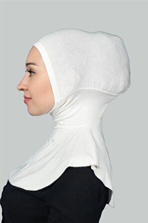 Kadın Tesettür Pratik Boyunluklu Hijab - Sporcu Bone