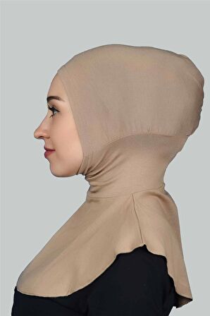 Kadın Tesettür Pratik Boyunluklu Hijab - Sporcu Bone