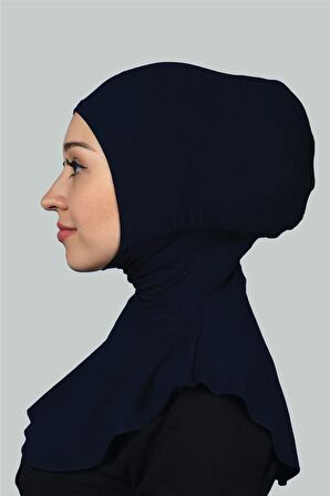 Kadın Tesettür Pratik Boyunluklu Hijab - Sporcu Bone