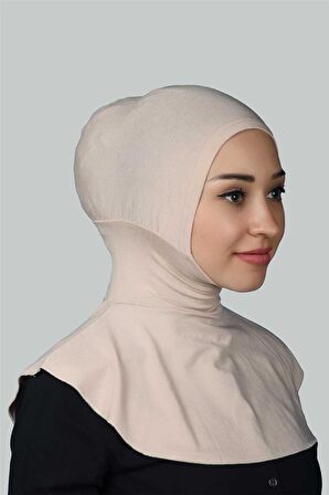 Kadın Tesettür Pratik Boyunluklu Hijab - Sporcu Bone