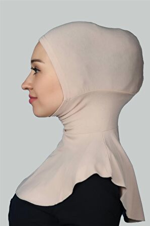 Kadın Tesettür Pratik Boyunluklu Hijab - Sporcu Bone