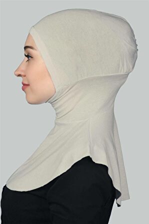 Kadın Tesettür Pratik Boyunluklu Hijab - Sporcu Bone