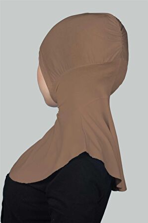 Kadın Tesettür Pratik Boyunluklu Hijab - Sporcu Bone
