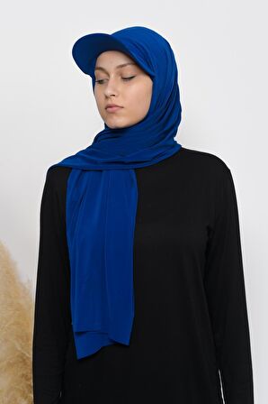 Pratik Şapkalı Likra Şal