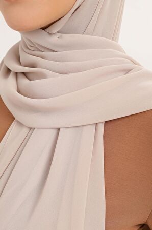 Hazır Pratik Lüks  Boru Boneli Şifon Şal