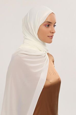 Hazır Pratik Lüks  Boyunluklu Boneli Şifon Şal
