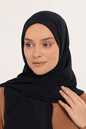 Hazır Pratik Lüks  Boyunluklu Boneli Şifon Şal