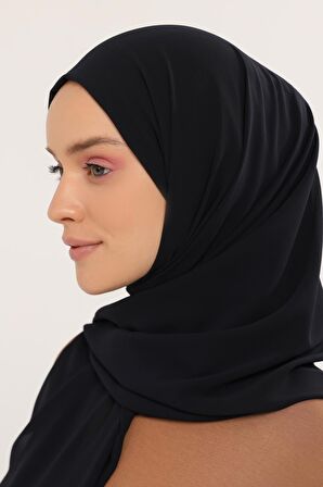 Hazır Pratik Lüks  Boyunluklu Boneli Şifon Şal