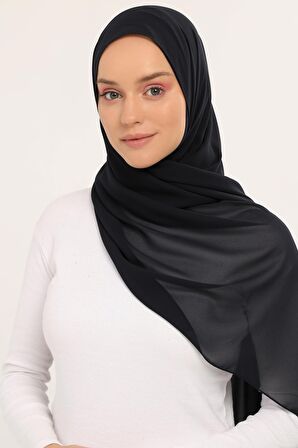 Hazır Lüks Pratik Hijablı  Şifon Şal