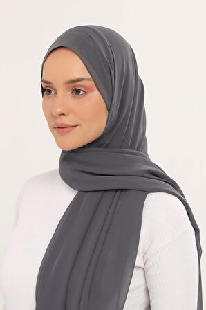 Hazır Lüks Pratik Hijablı  Şifon Şal