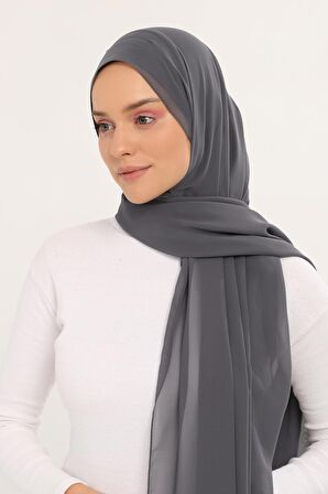 Hazır Lüks Pratik Hijablı  Şifon Şal